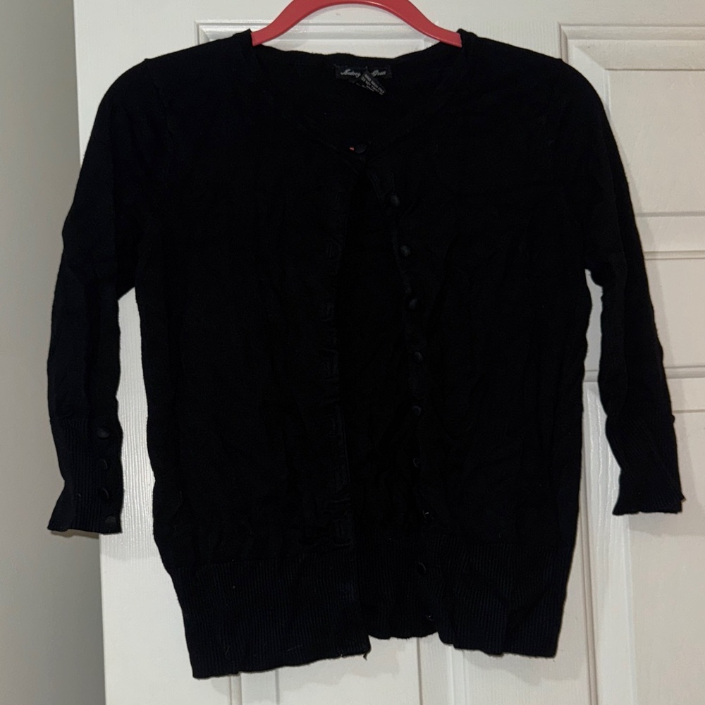 Audrey & Grace Elegant Black Top